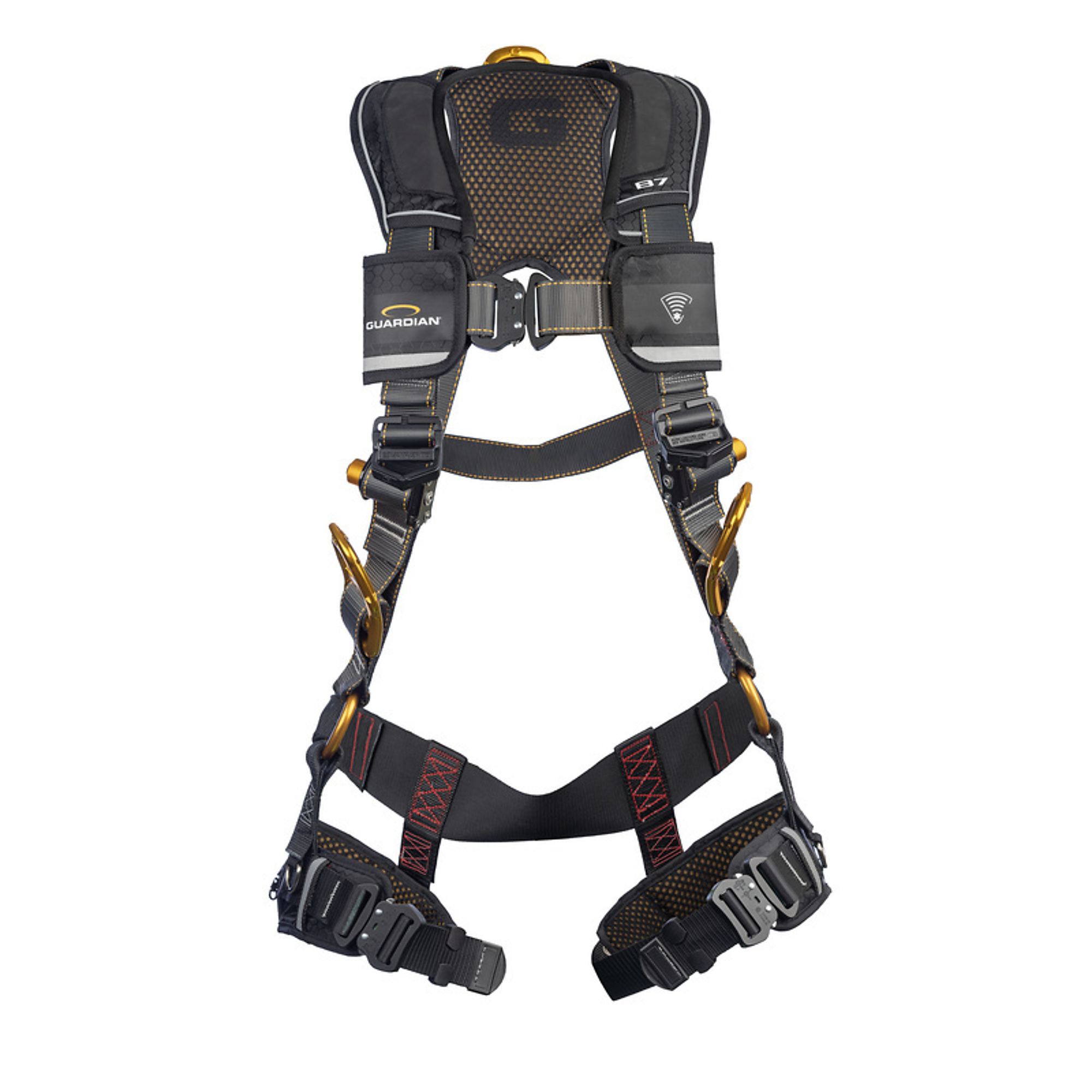 Guardian Fall Protection B7-Comfort Full Body Harness — Patent-Pending DiaLock Torso Adjusters, Model# 3740038